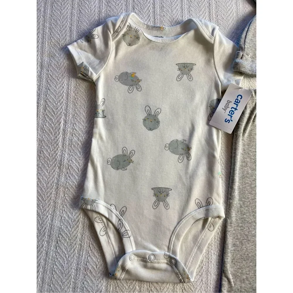 CARTER’S BABY BOY 6M Top & Pants Easter Outfit Set